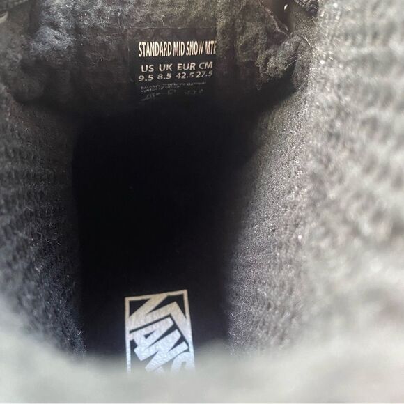 🆕 Vans	Standard Mid Snow MTE 'Cole Navin' - Mens 9.5 - Picture 2 of 11